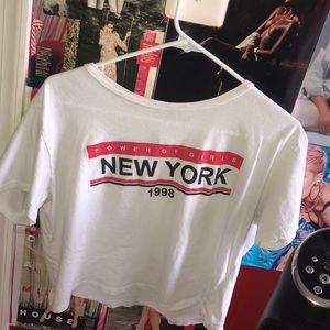 New York crop top